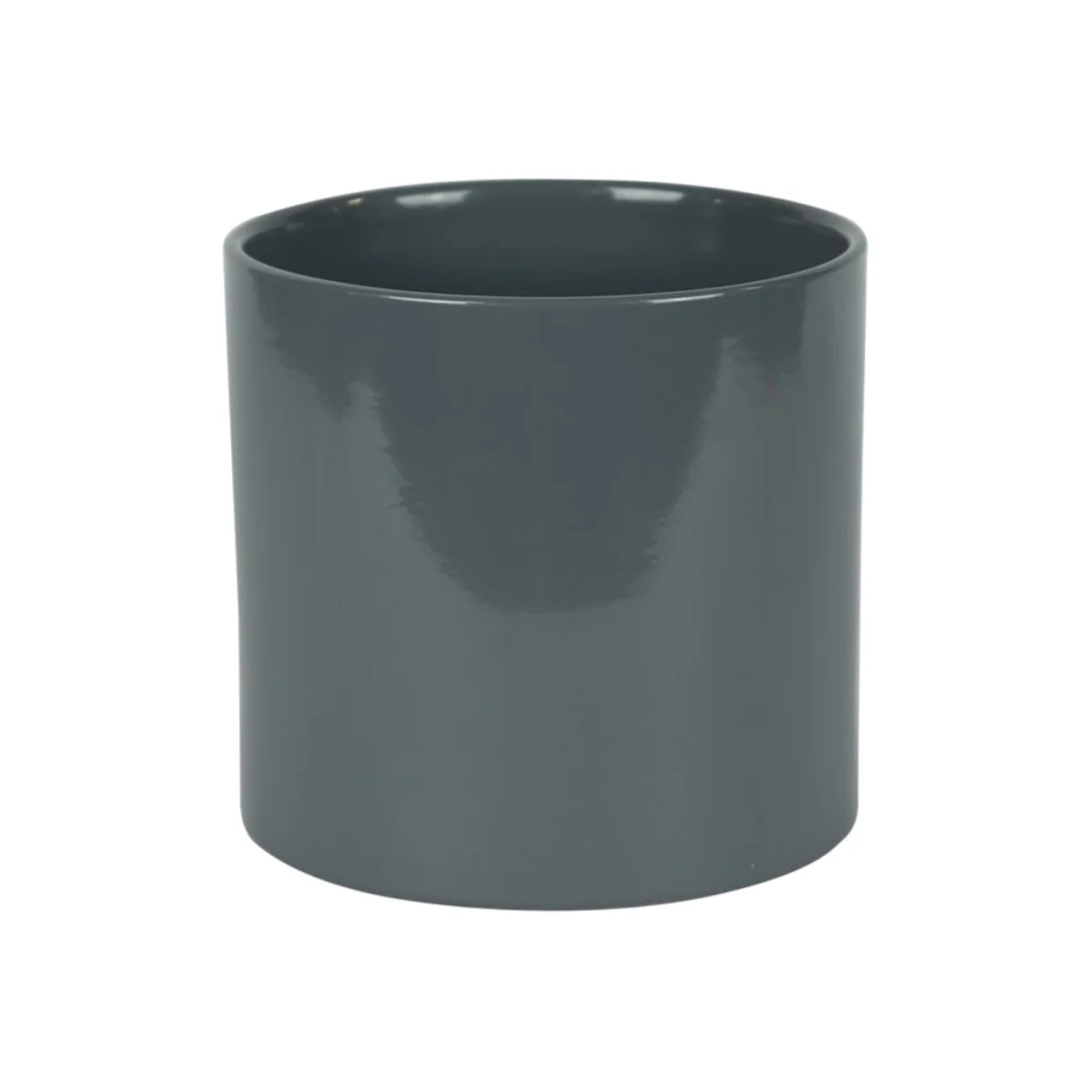 Hortus Sofia Glossy Grey Sofia Pot - Grey