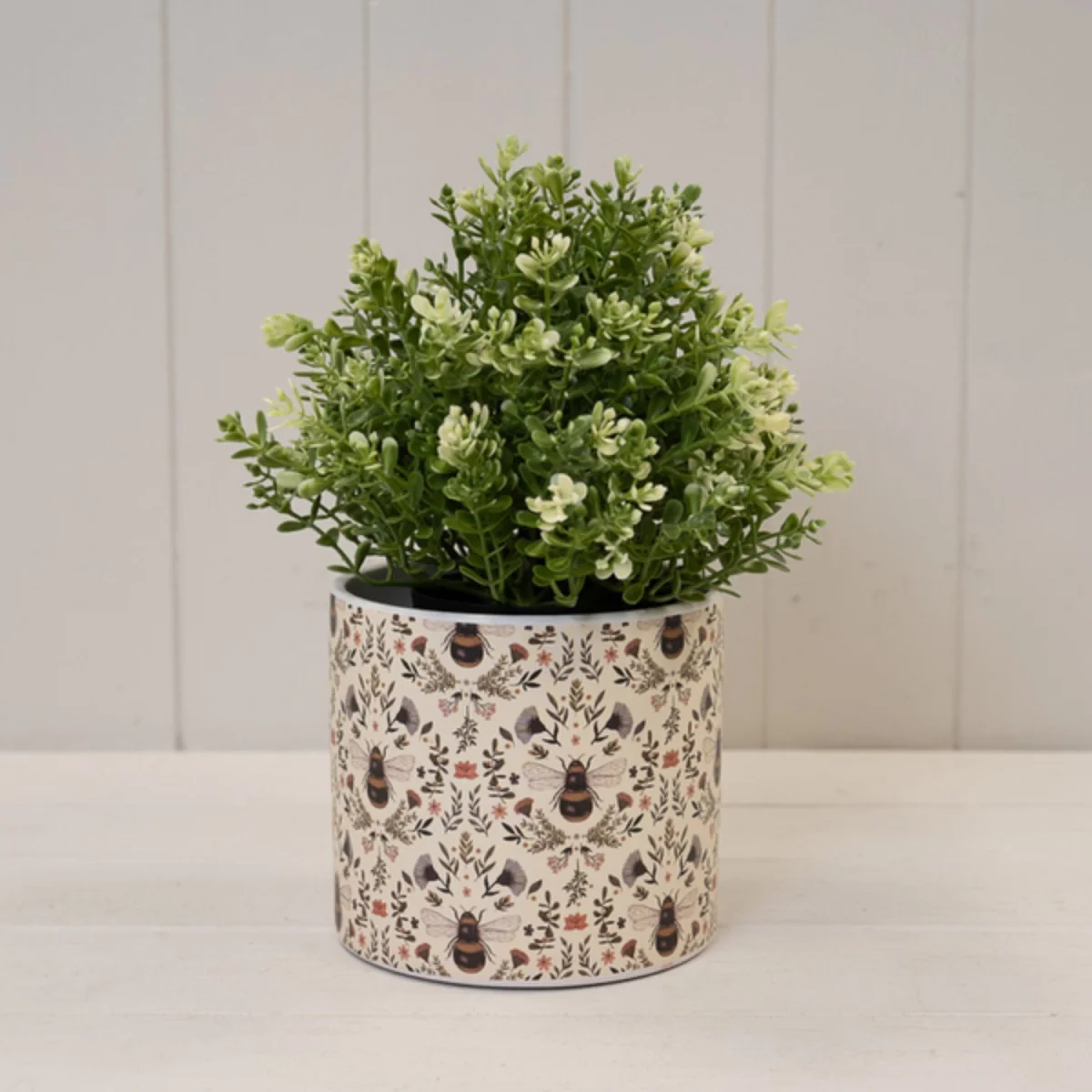Charming Cream Botanical Bee Pot - Multi – image 2
