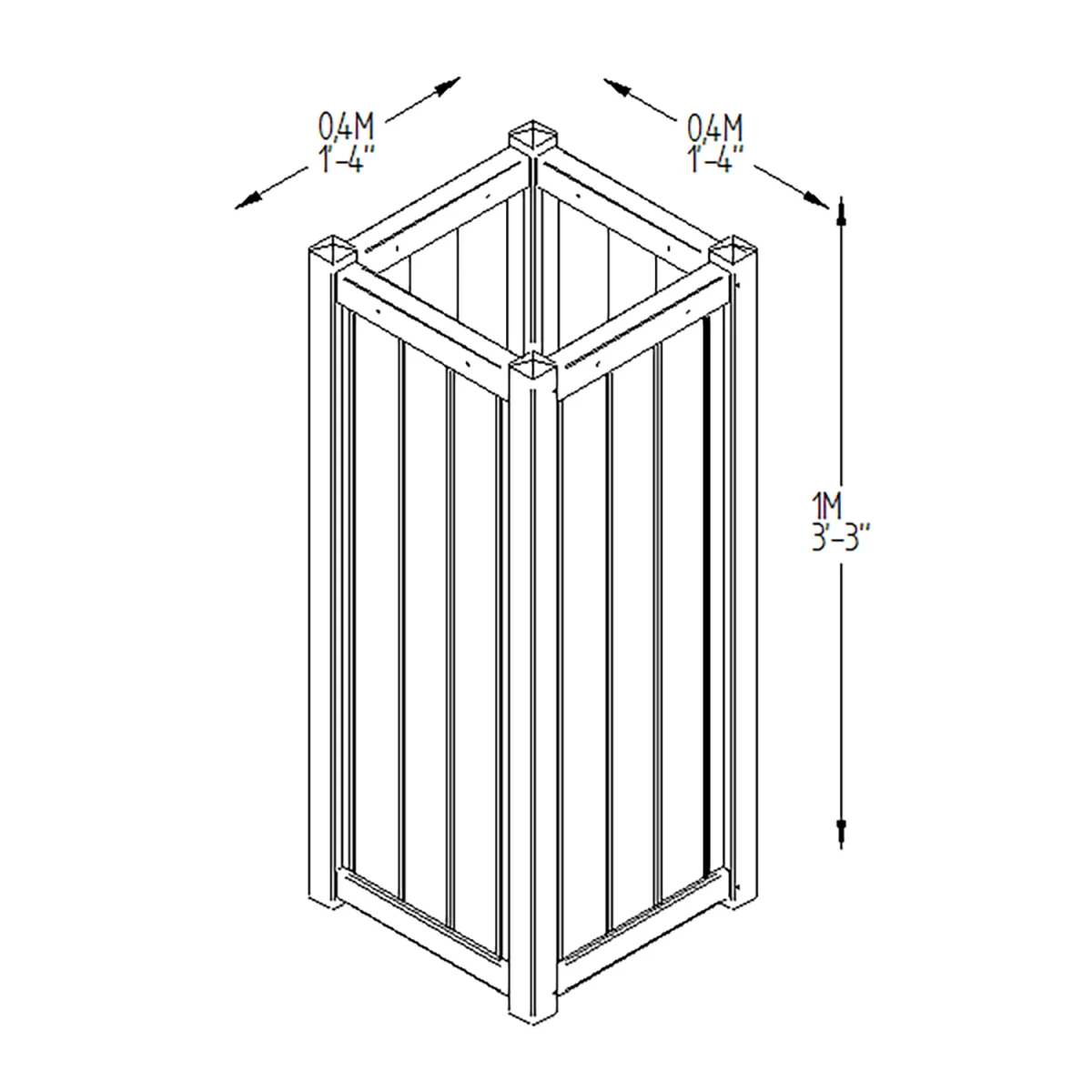 Slender Planter - 75cm – image 15