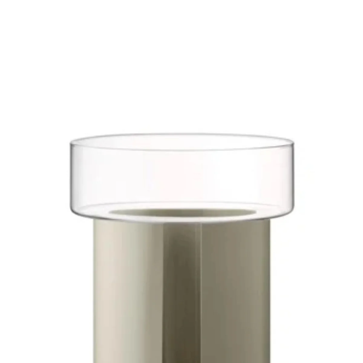 LSA Terrazza Planter H75cm Clear and Grey - Grey – image 2