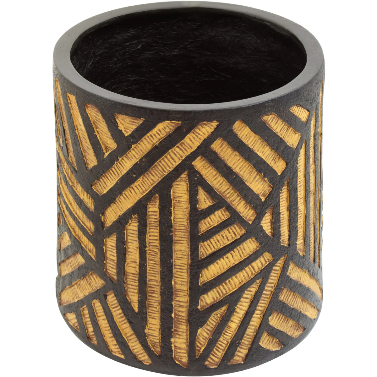 Darnell Natural And Black Planter - Black – image 2