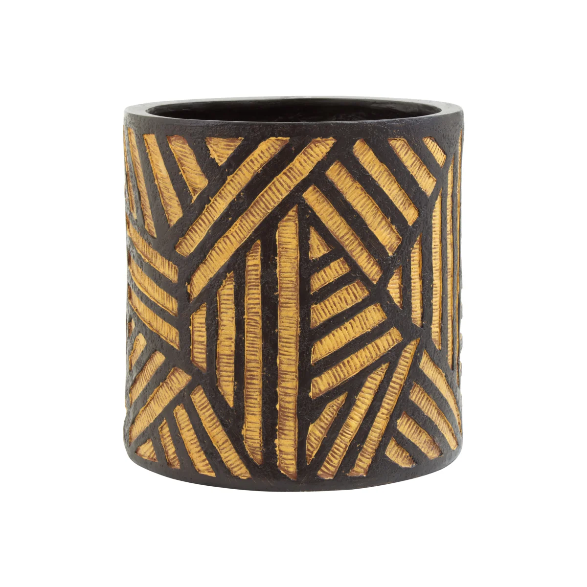 Darnell Natural And Black Planter - Black – image 1