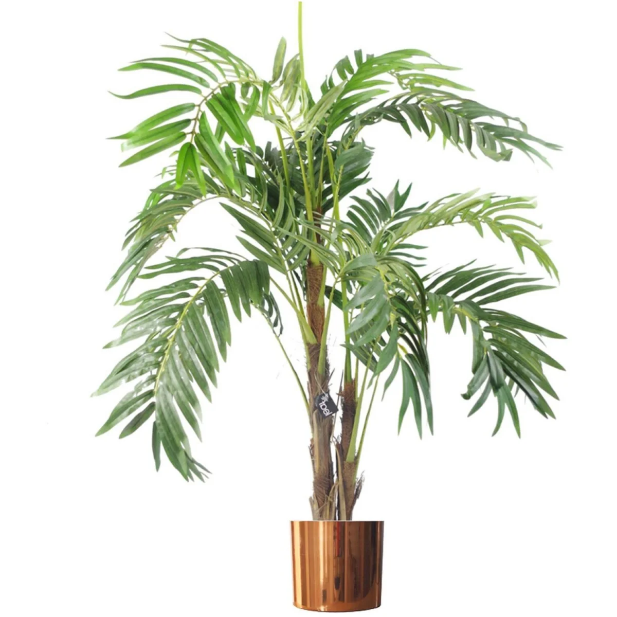 Artificial Palm Tree With Pot And Metal Planter 120cm - Green – image 2