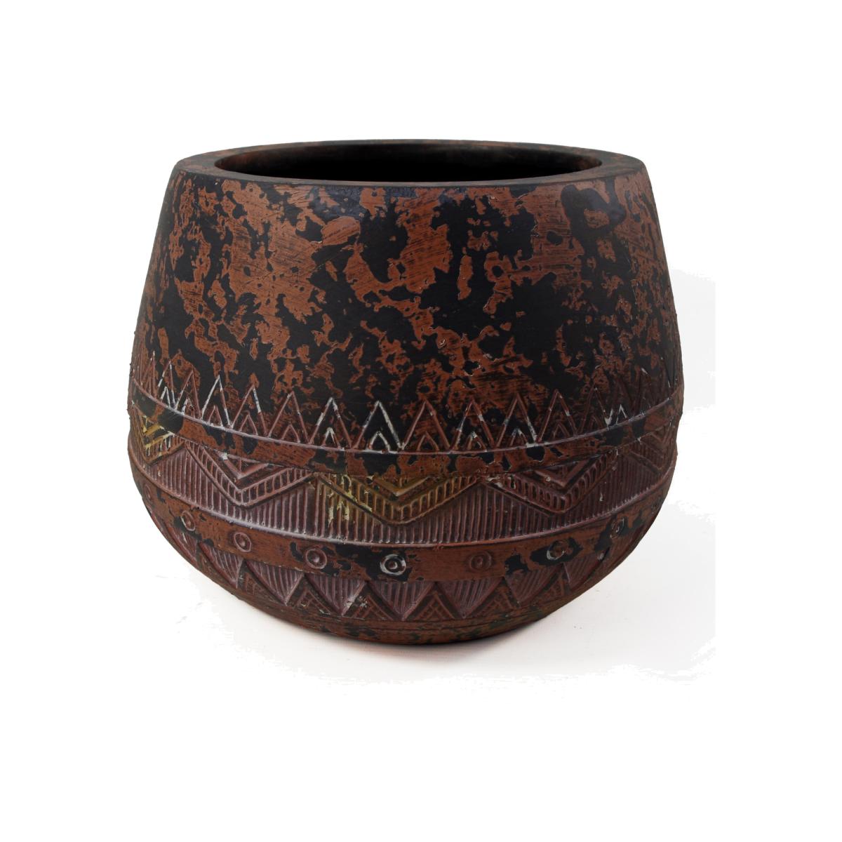 Large Zaturn Planter - Brown – image 1