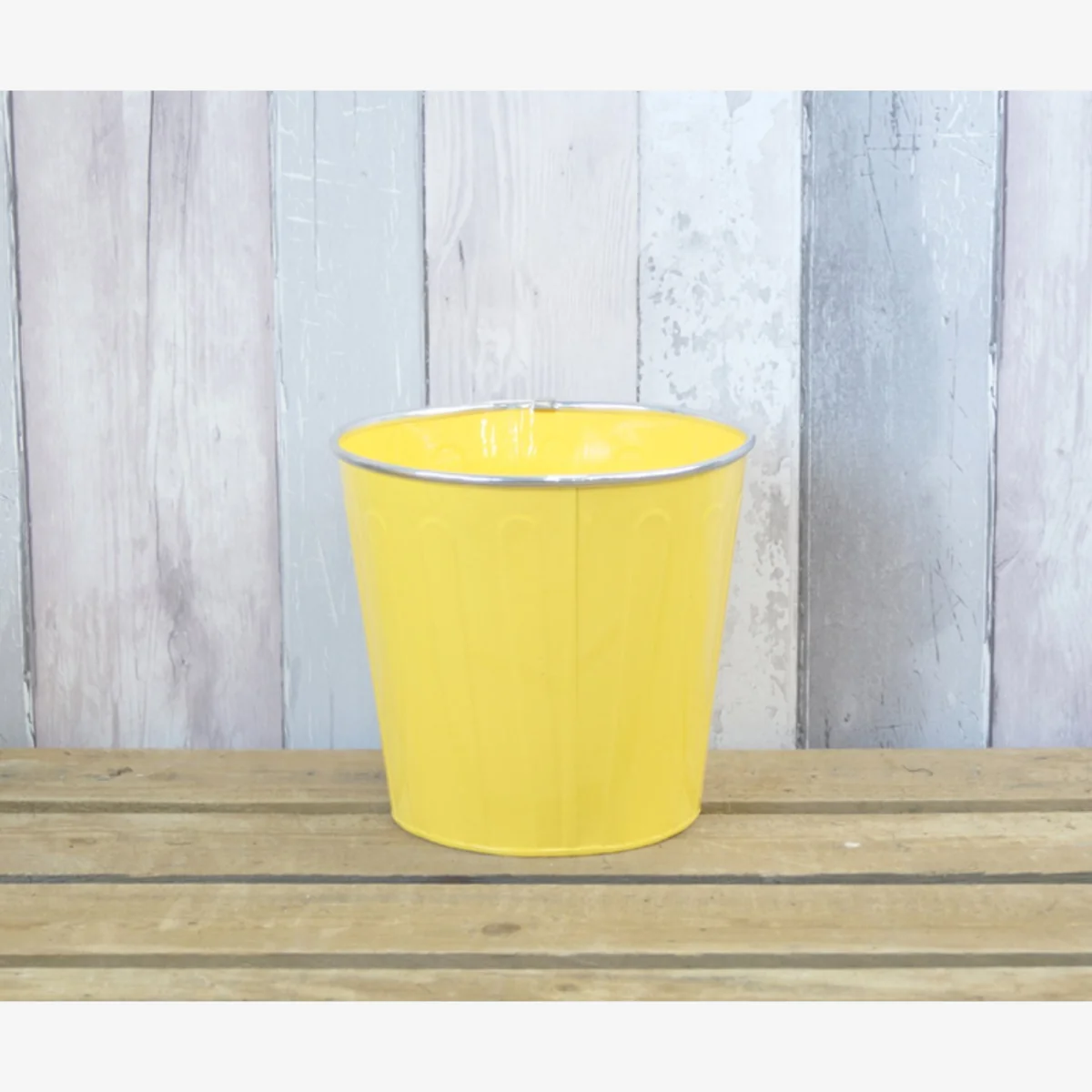 Classic Yellow Round Pot Plant pot - Yellow