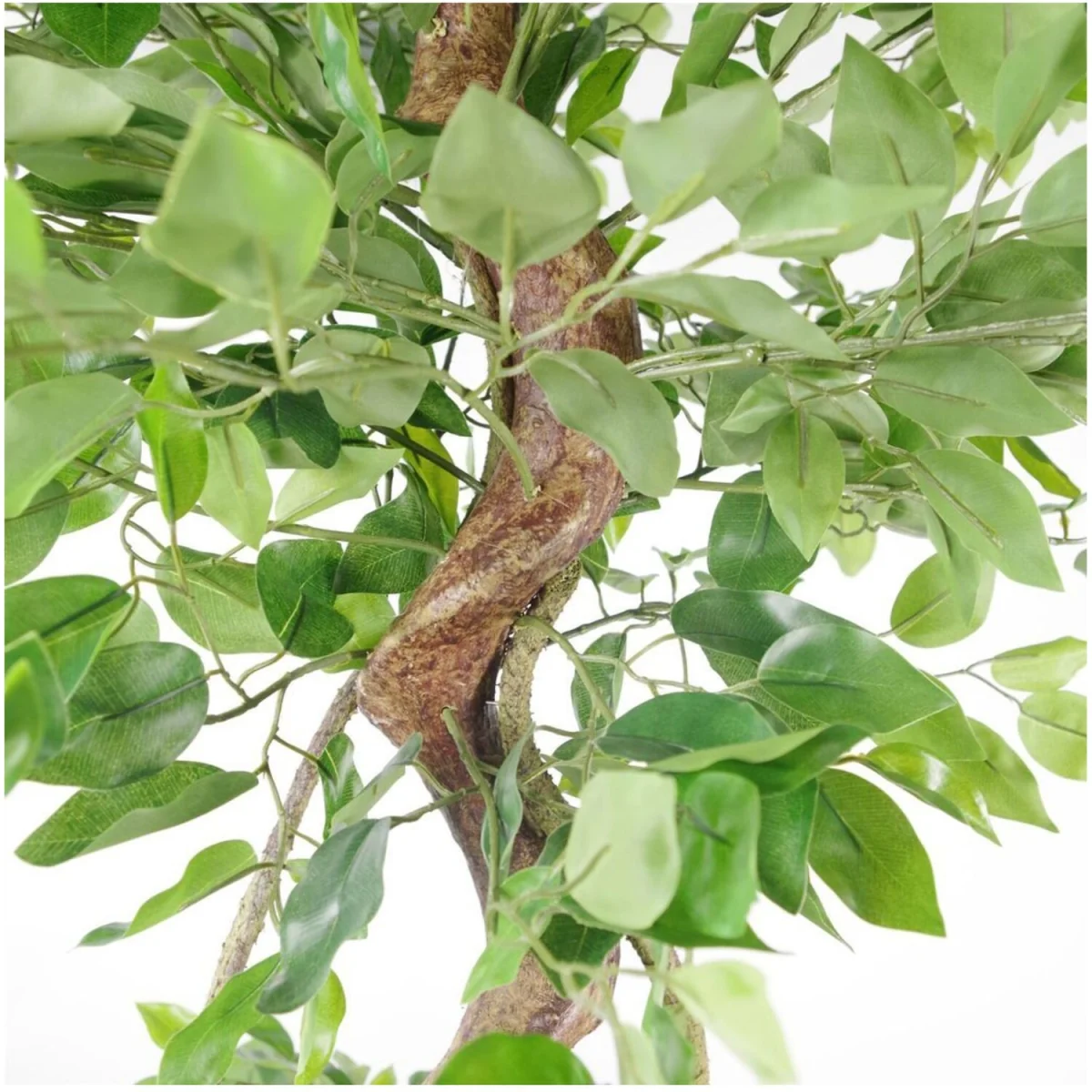 Dyzi Artificial Twisted Tree Metal Planter - Green – image 2