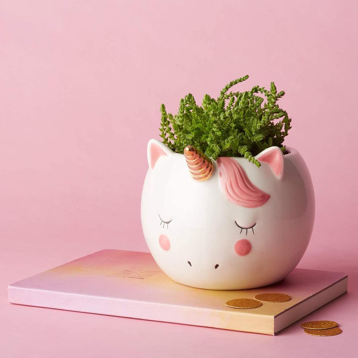 Unicorn Planter Pot - Neutral – image 1