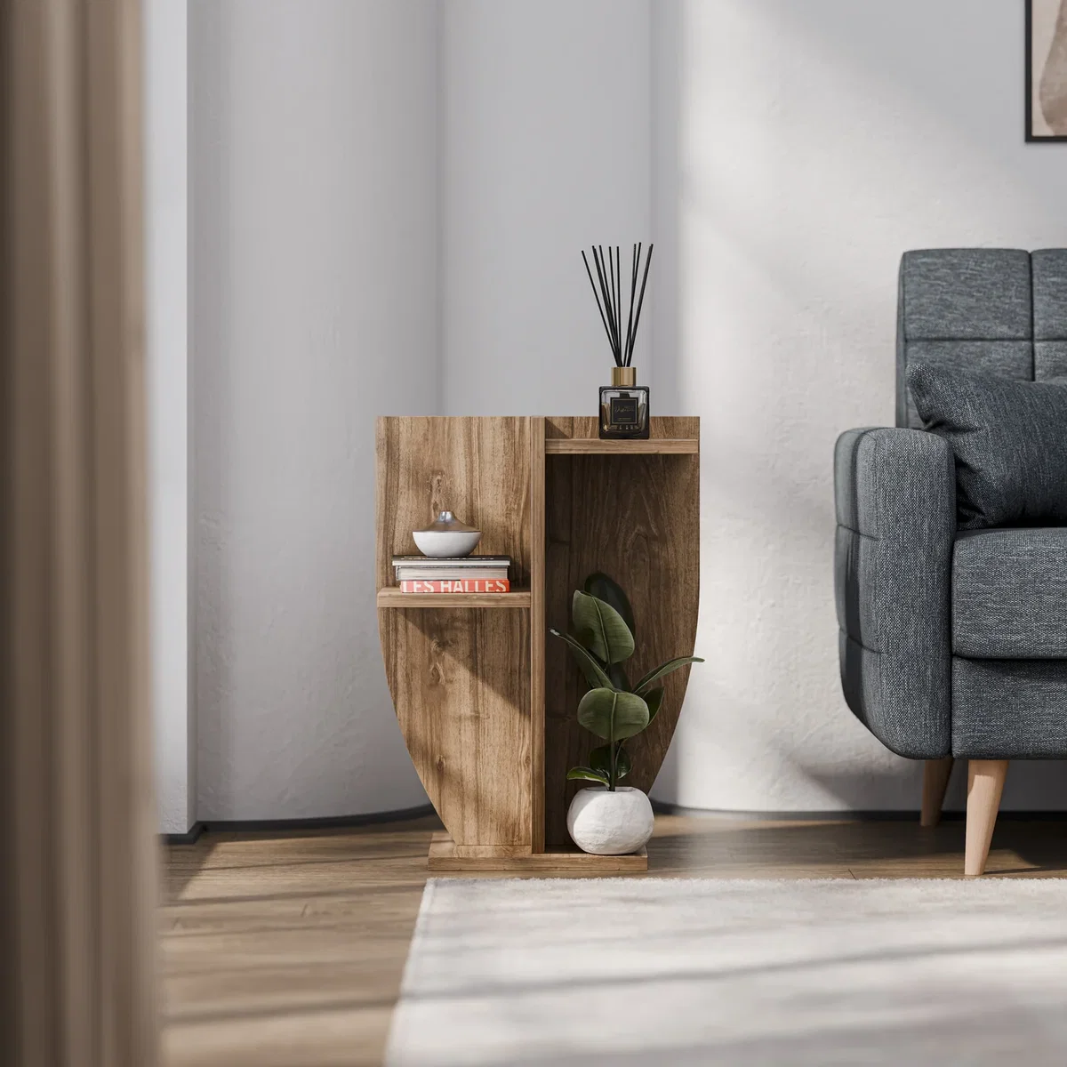 Ceki Plant Stand - Walnut – image 4