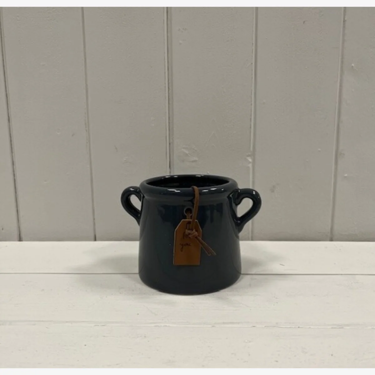 Rustic Midnight Blue For You Pot - Dark Blue