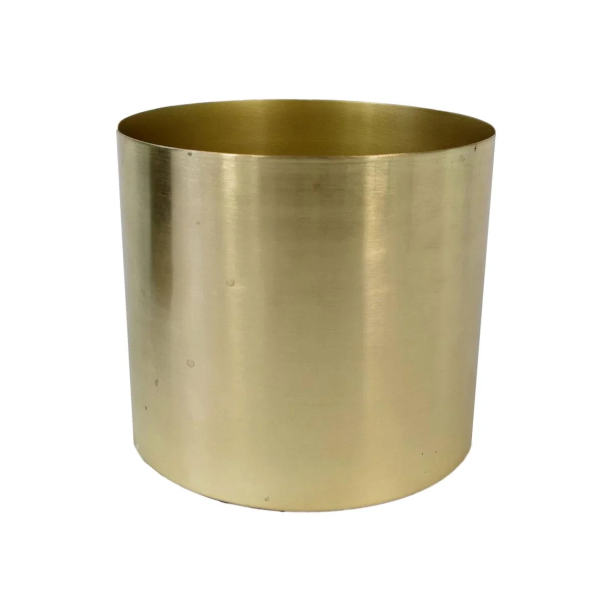 Leaf Modern Metal Planter - Gold