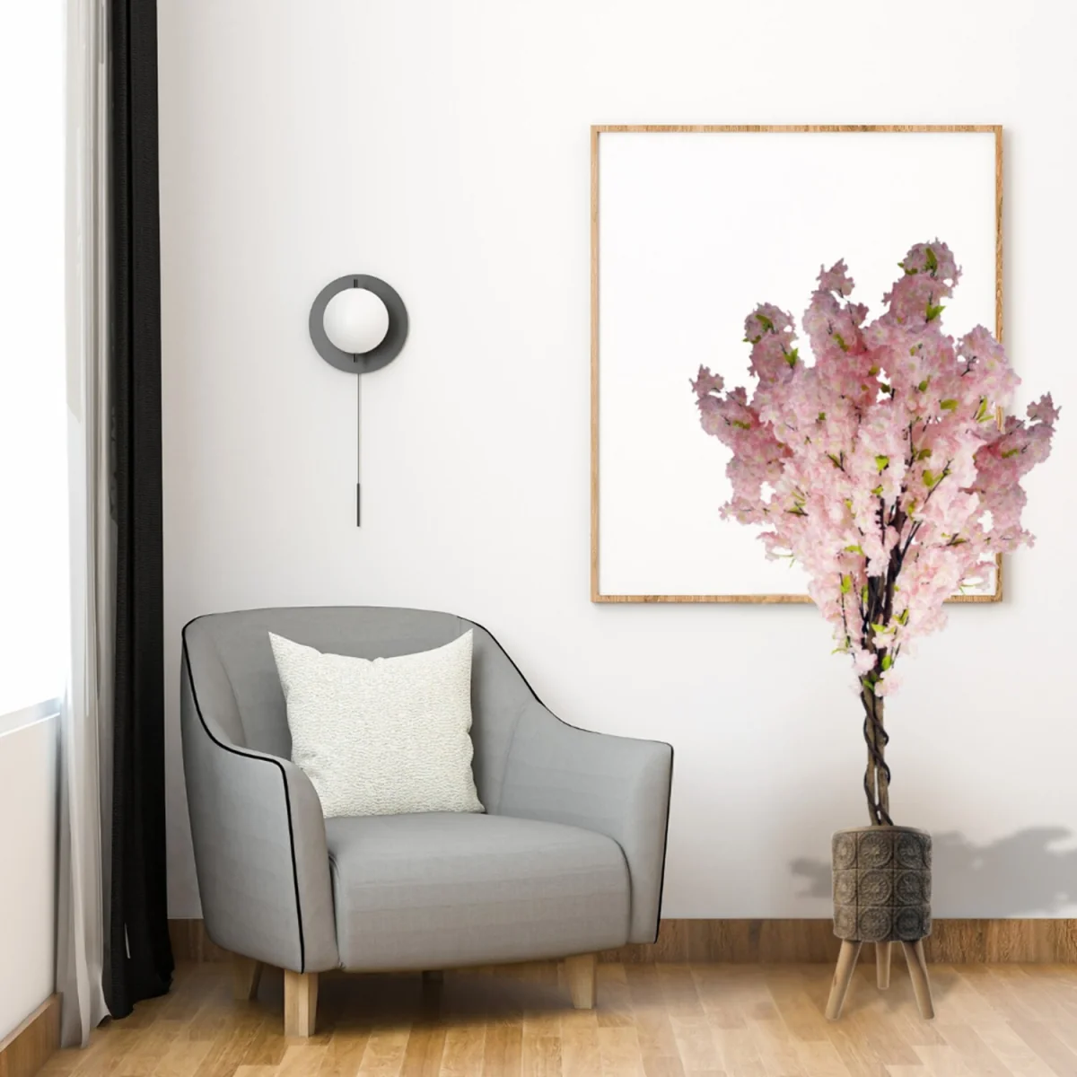Pegdev Cherry Blossom Tree with Zandi Planter 150cm - Pink – image 4