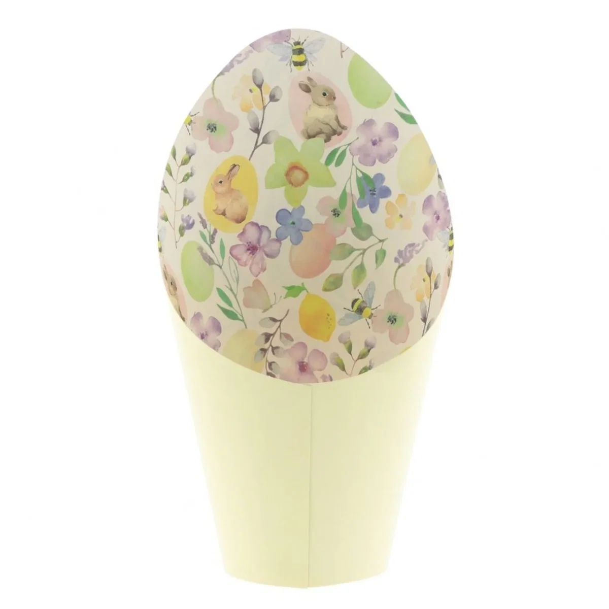 Springtime Bunny Plant Pot Cover - Yellow – image 2