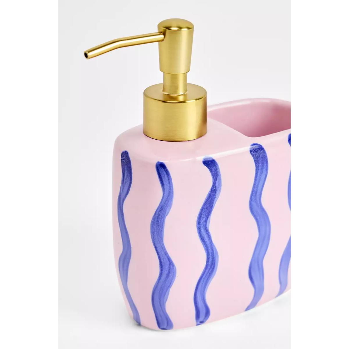 Pink & Blue Ari Soap & Storage Pot Set - Pink ALL at Urban Outfitters – image 2
