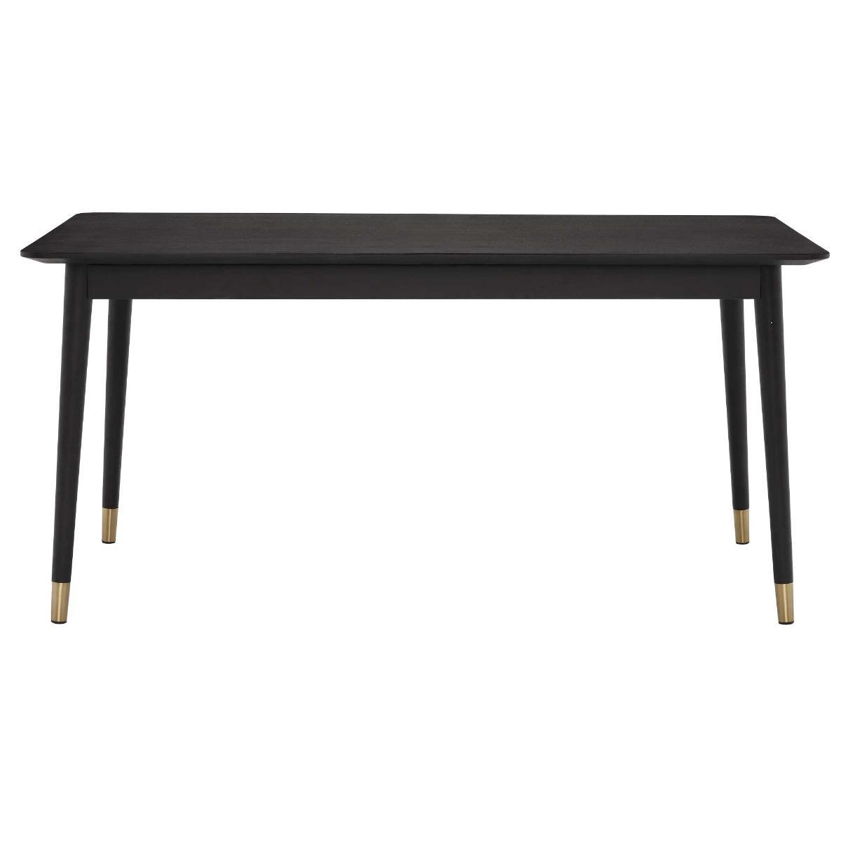Cannelle Dining Table, Black Ash with Black and Gold Leg – image 3