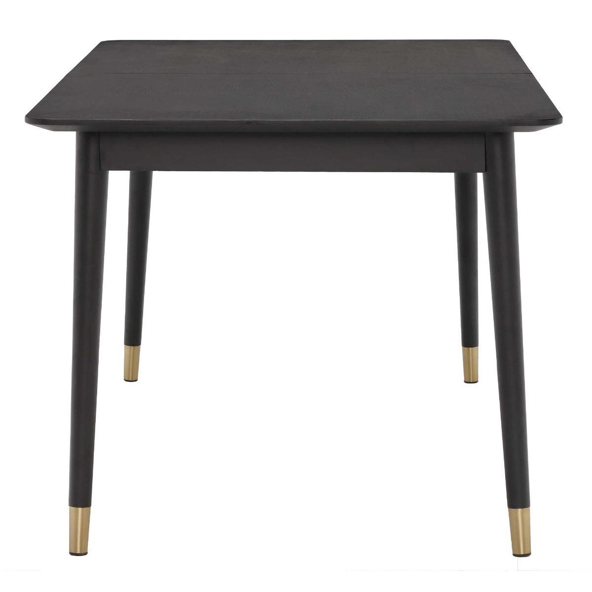 Cannelle Dining Table, Black Ash with Black and Gold Leg – image 5