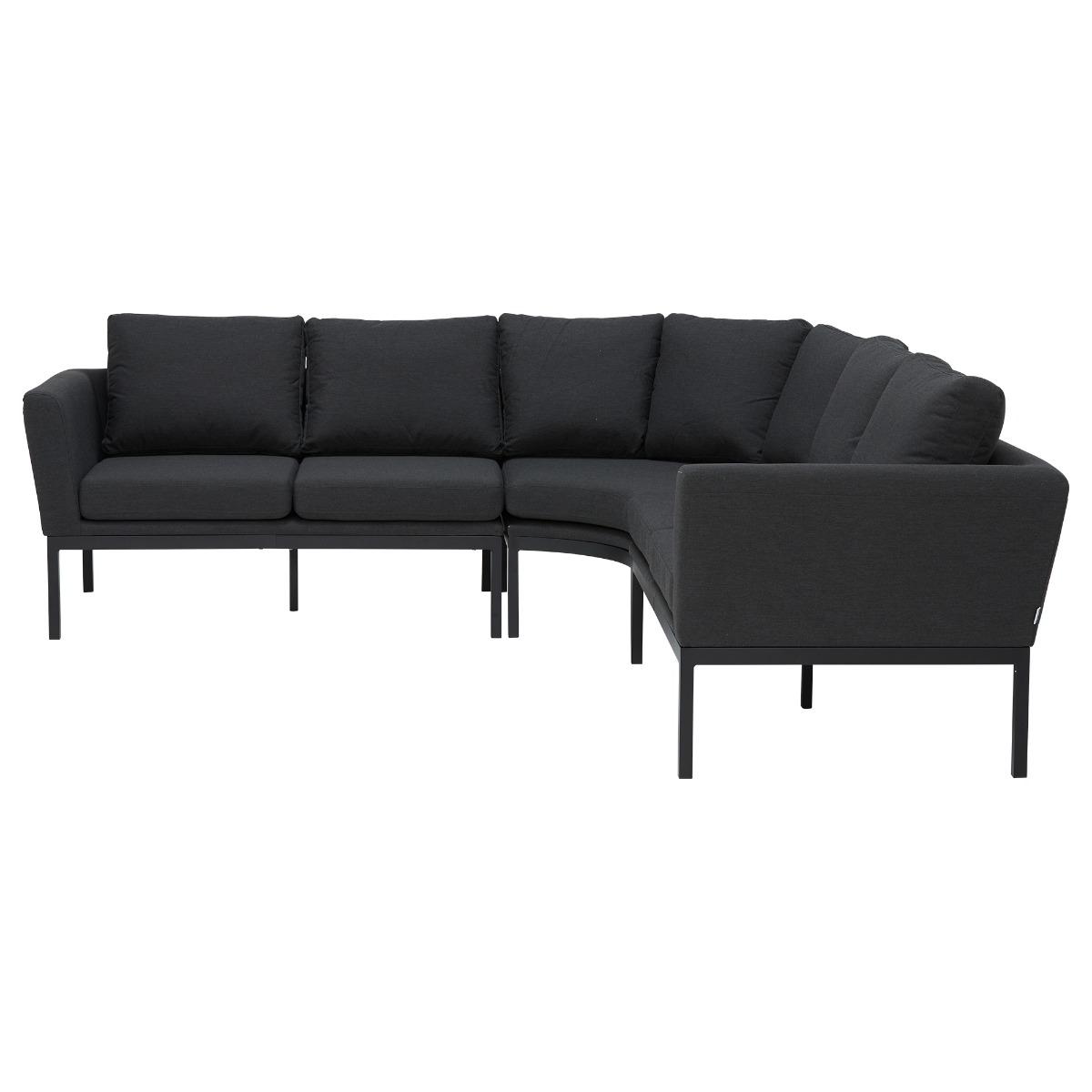 Portland Deluxe Square Corner Dining Set Charcoal, Black | Barker & Stonehouse – image 6