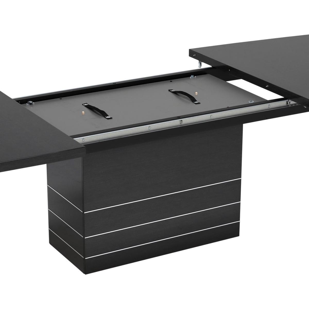 Versilia Extending Dining Table, Grey Koto High Gloss Finish – image 4