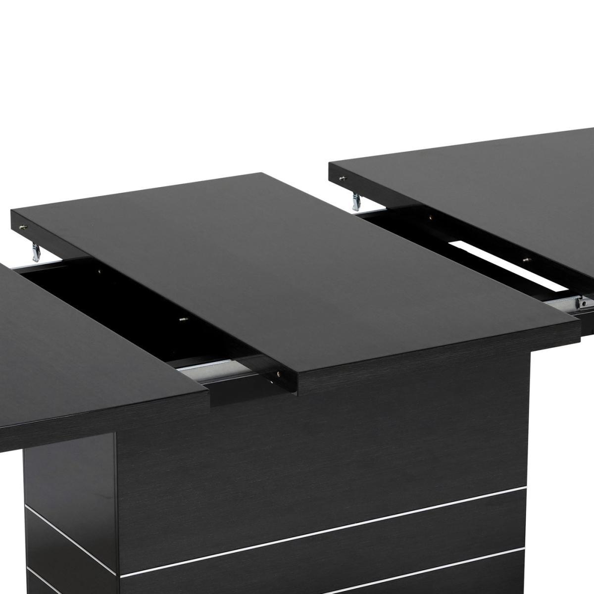 Versilia Extending Dining Table, Grey Koto High Gloss Finish – image 5