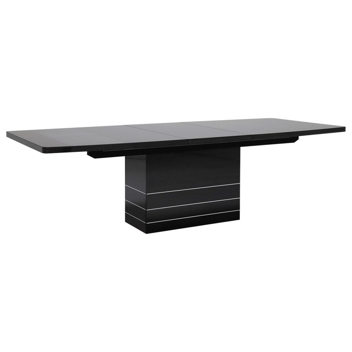 Versilia Extending Dining Table, Grey Koto High Gloss Finish – image 6