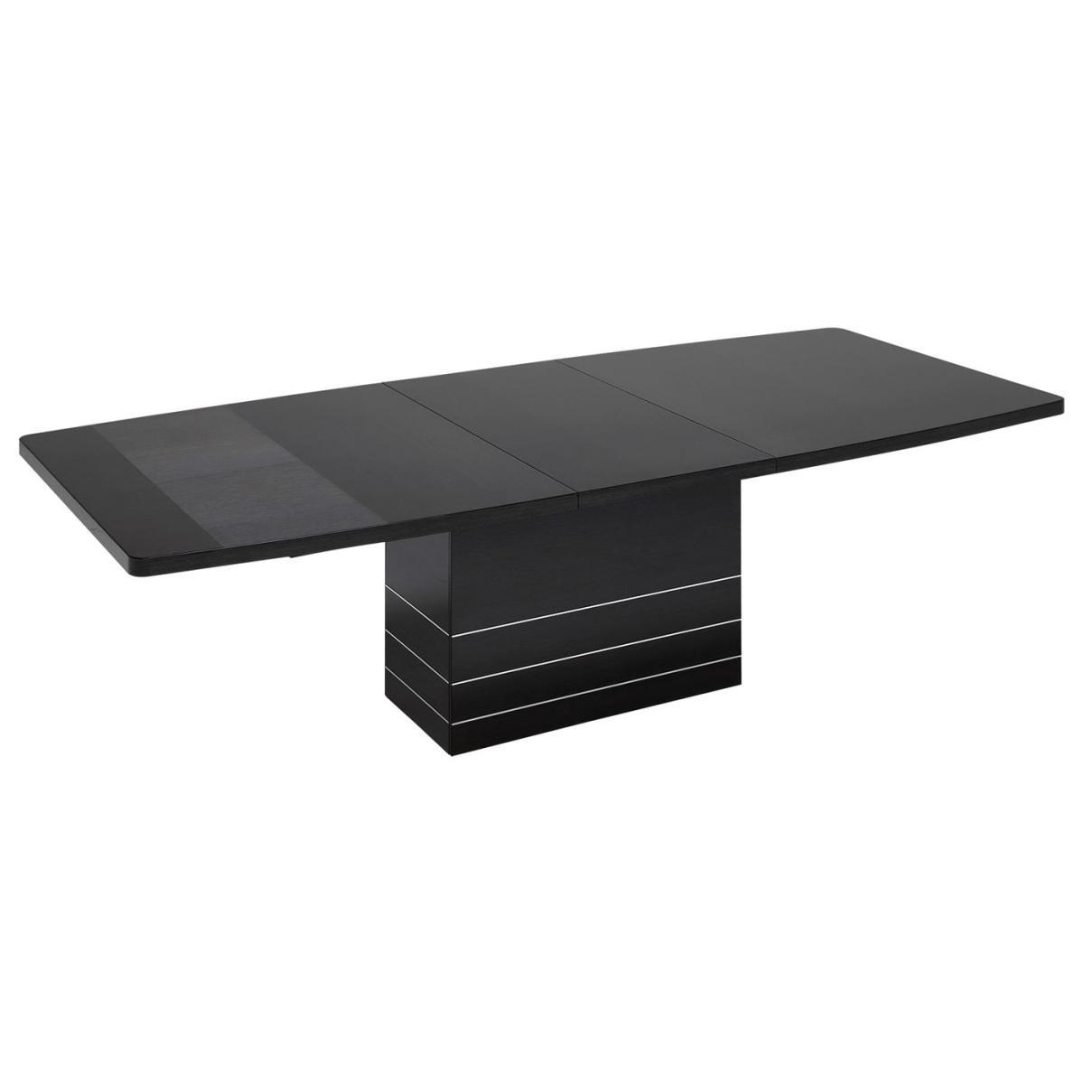 Versilia Extending Dining Table, Grey Koto High Gloss Finish – image 8