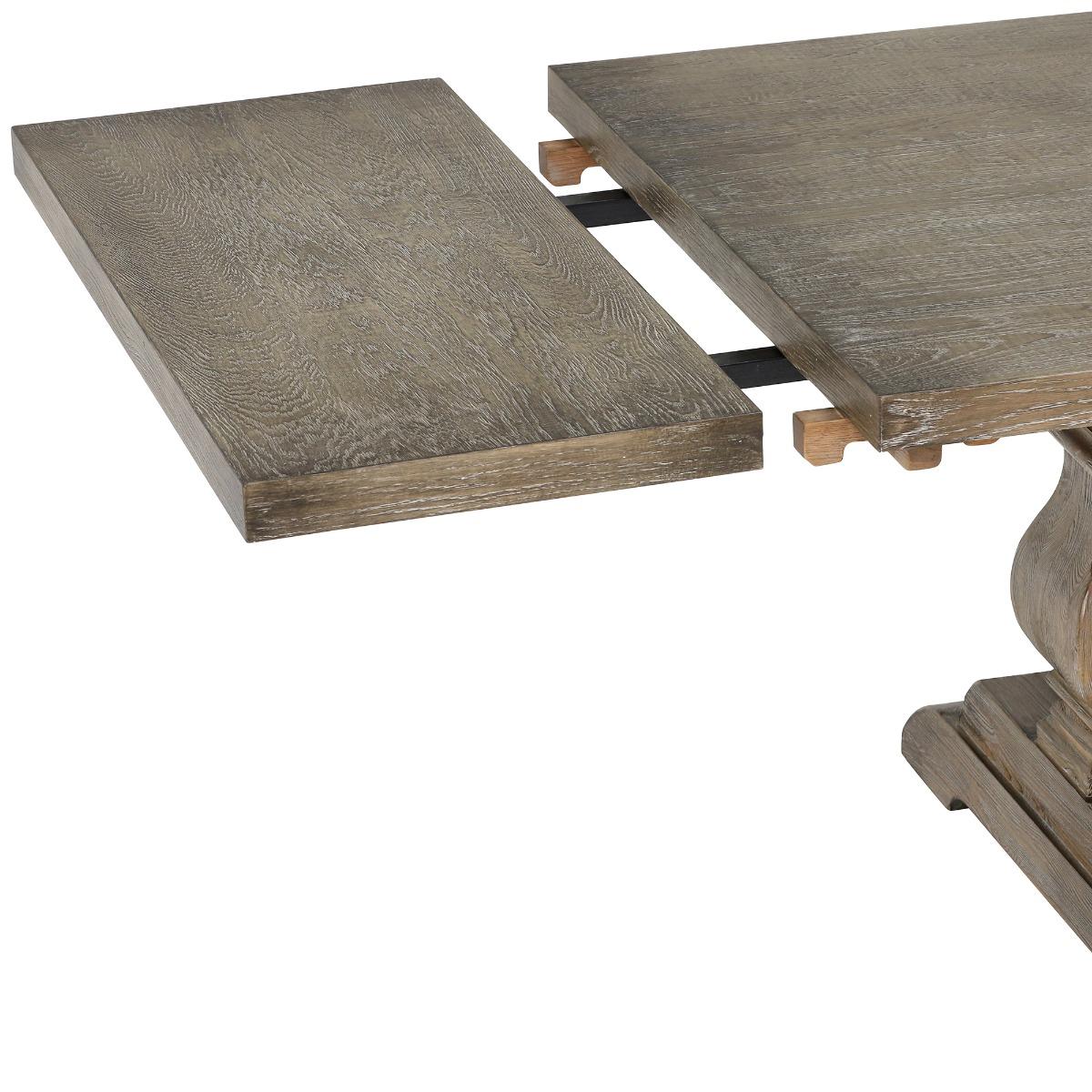 Woolton 220cm Extended Dining Table+6 Otto Chairs, Brown | Barker & Stonehouse – image 3
