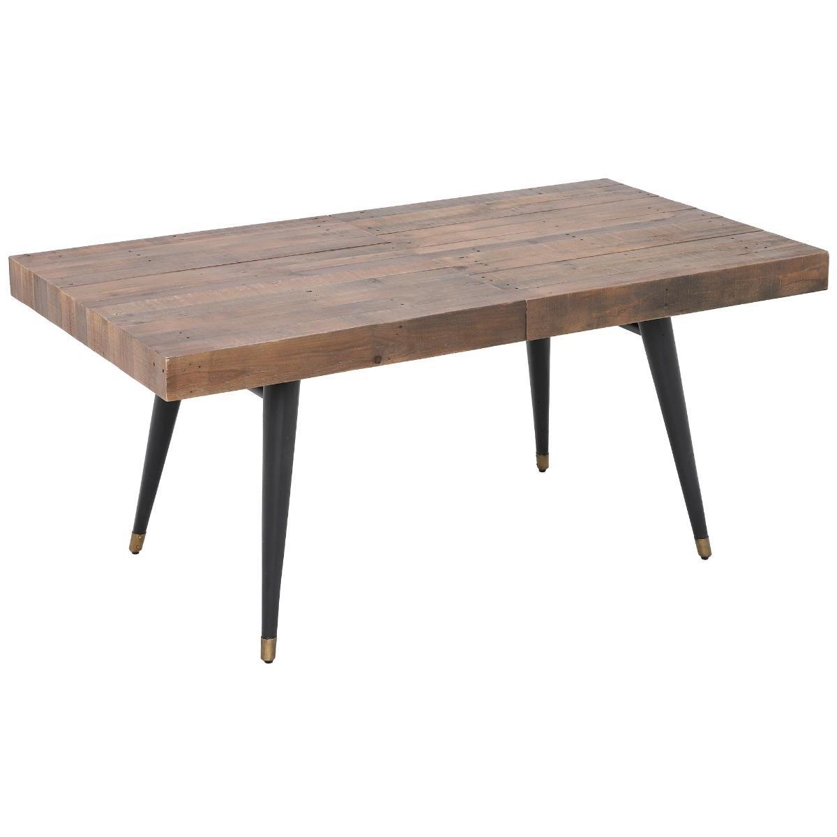 Modi Wooden Extending Dining Table, Dining Bench &amp; 4 x Brown Faux Leather Dining Chairs - Barker &amp; Stonehouse – image 14