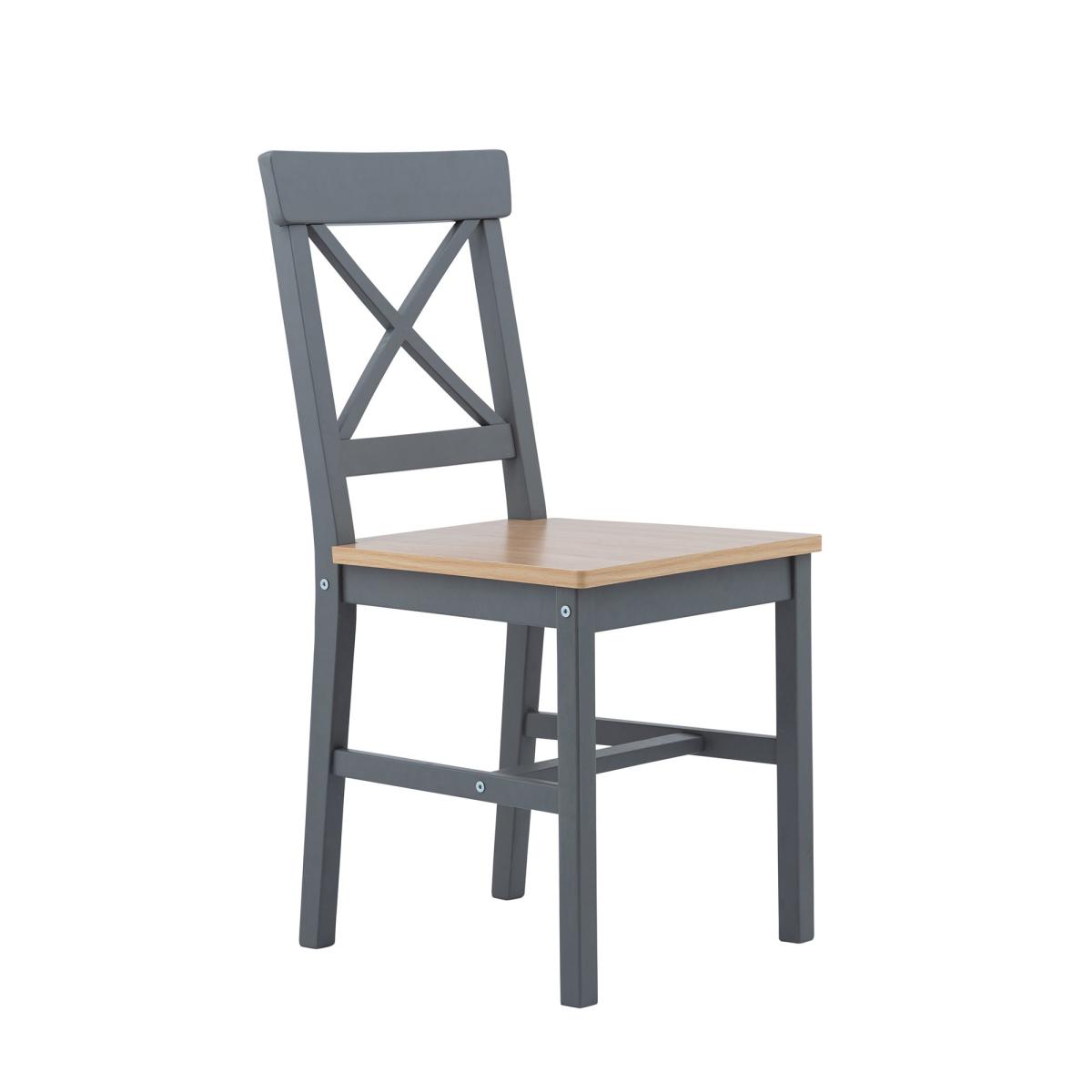 Braxton Dining Table and Chairs Set Grey – image 9