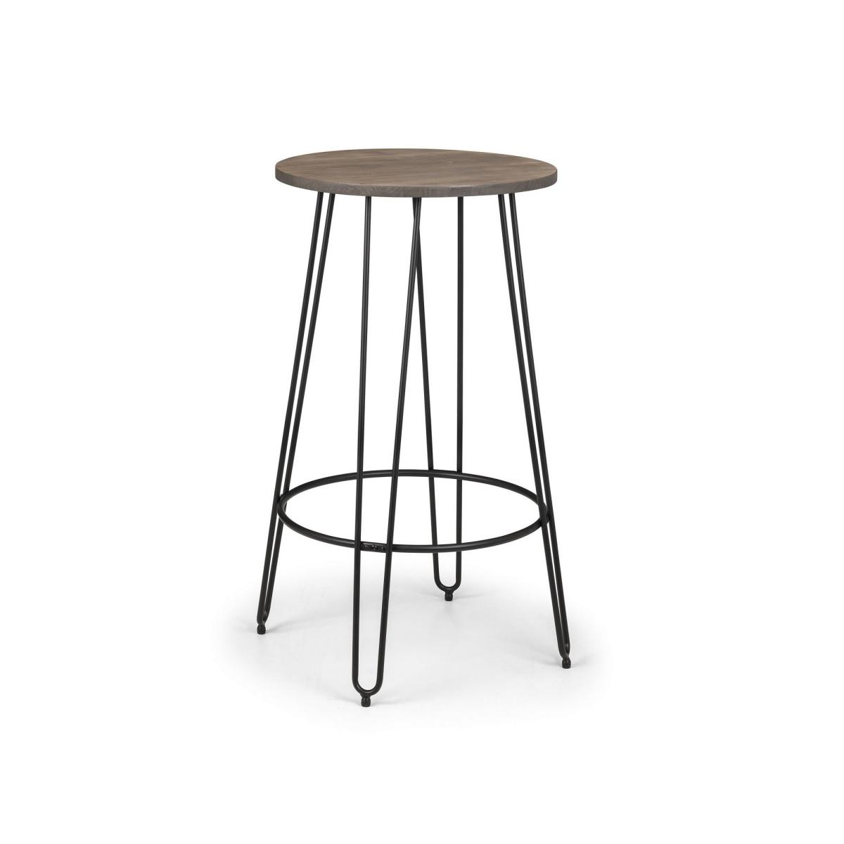 Dalston Dining Table with 2 Barbican Stools Mocha – image 2