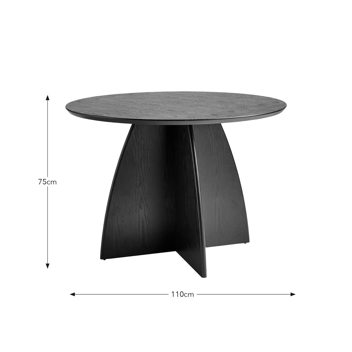 Effy Round Dining Table With 4 Lillia Olive Velvet Chairs Olive – image 7