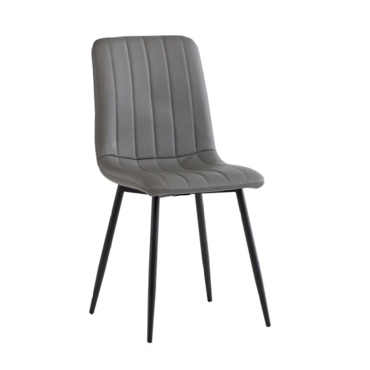 Tulsa Round Dining Table with 4 Faux Leather Dining Chairs – image 5