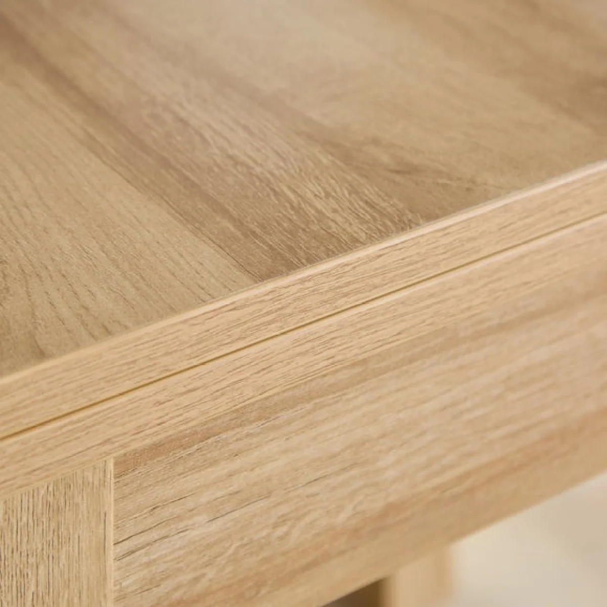 Fulton4-6 Seater Fliptop Oak Effect Dining Table with 4 Taylor Natural Dining Chairs – image 7