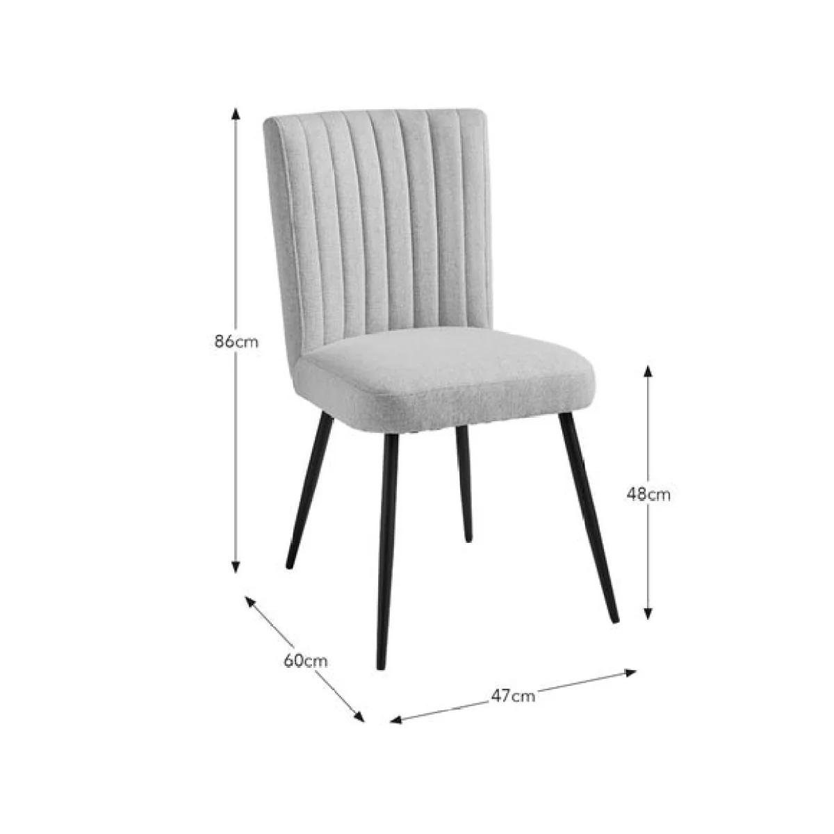 Fulton4-6 Seater Fliptop Oak Effect Dining Table with 4 Taylor Natural Dining Chairs – image 9