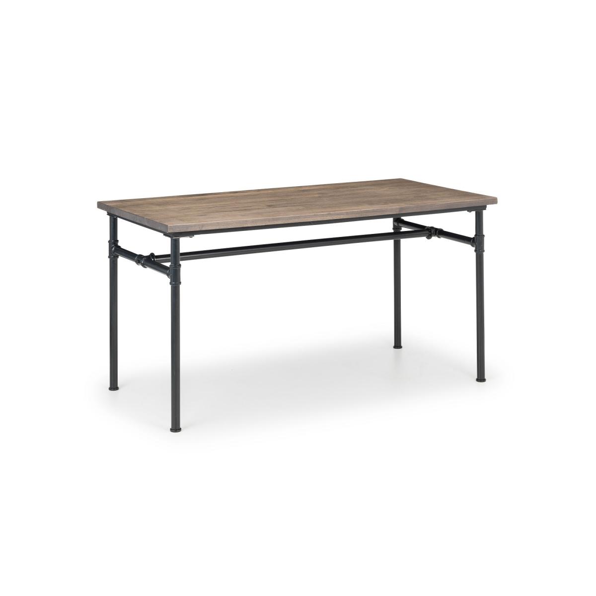 Carnegie Rectangular Dining Table with 4 Grafton Dining Chairs Brown – image 3