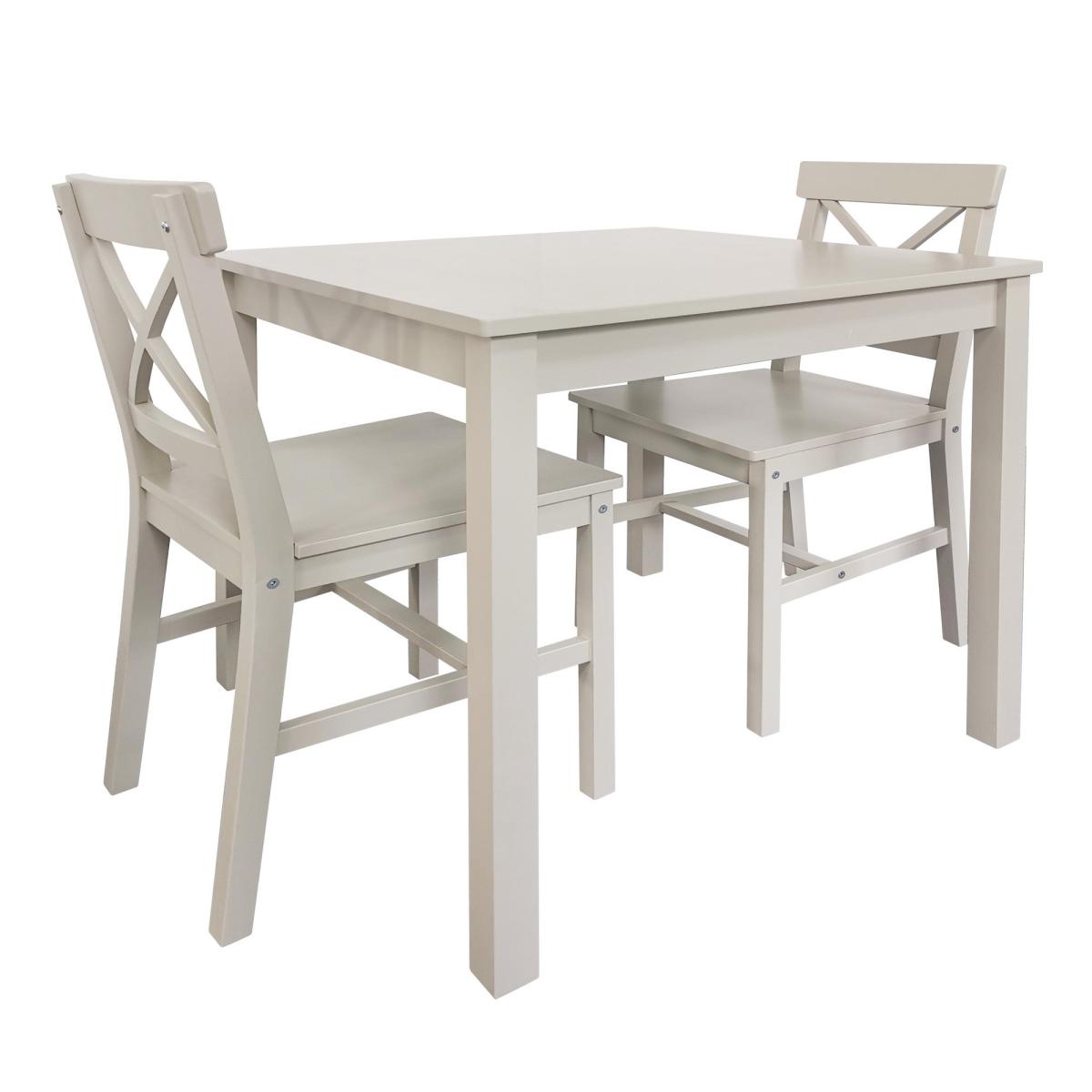 Malaren 2 Seater Dining Set, Grey Grey – image 3