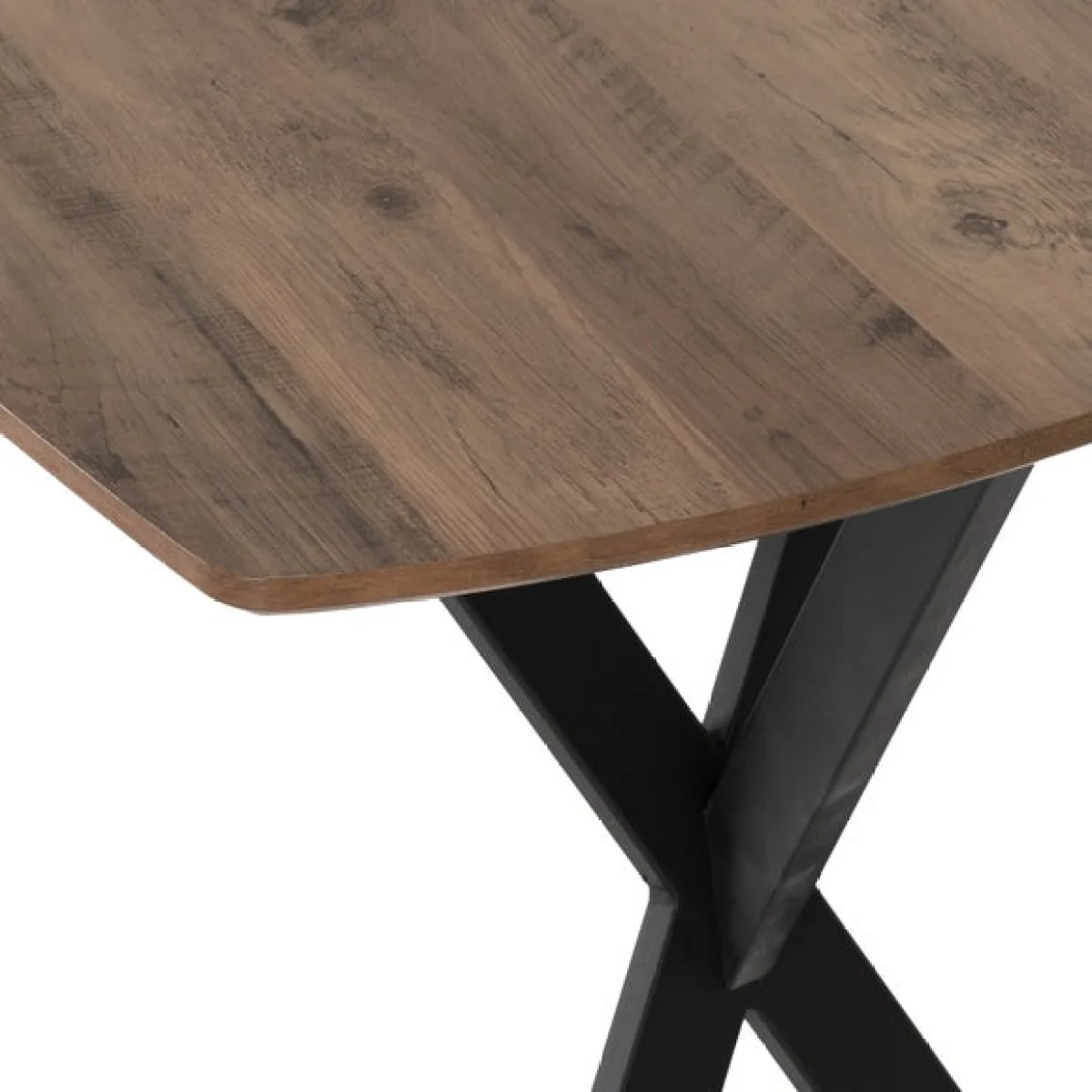 Athens Oak Effect Rectangle Dining Table with 4 Avery Dining Chairs – image 5
