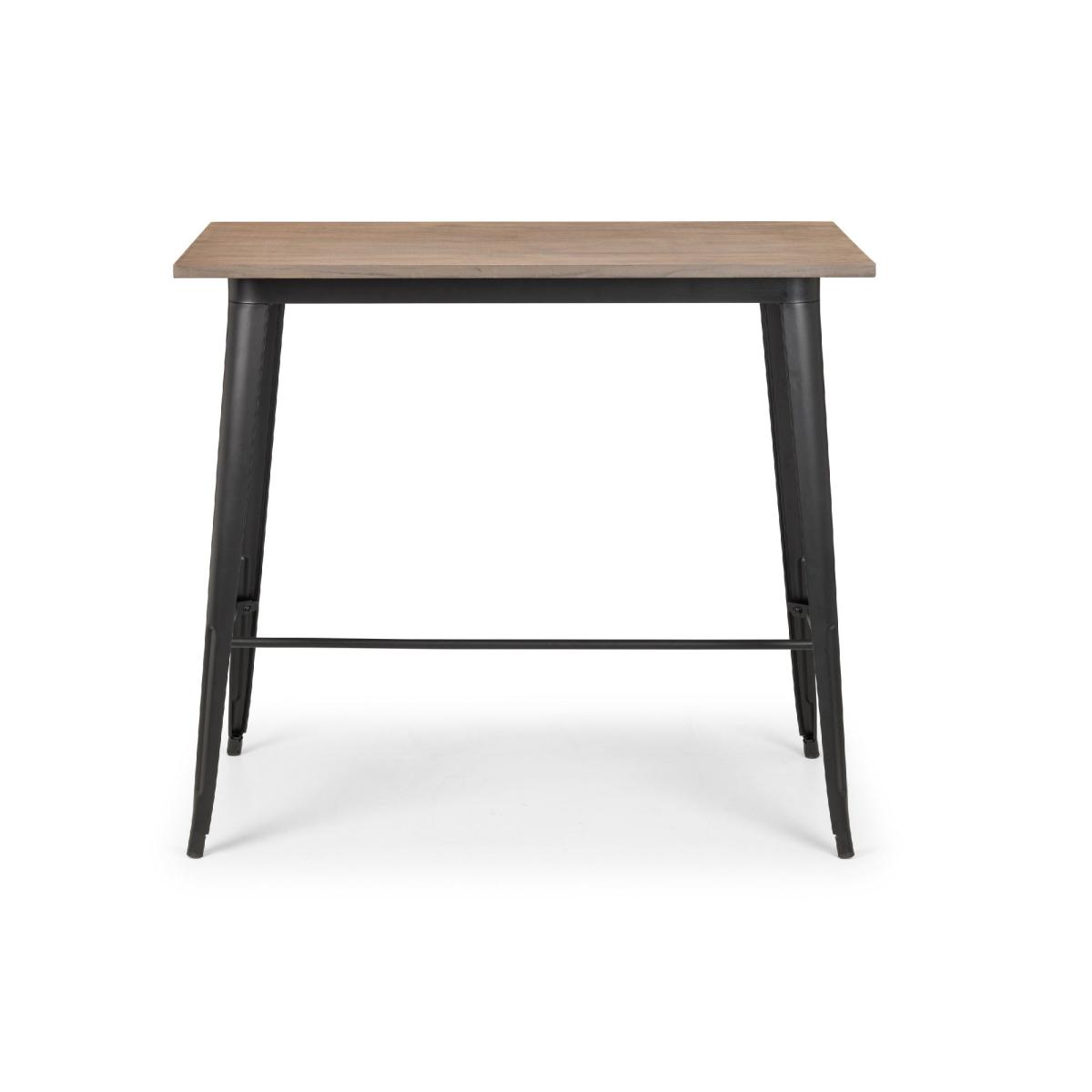 Grafton Bar Table with 2 Spitfire Stools Brown – image 3