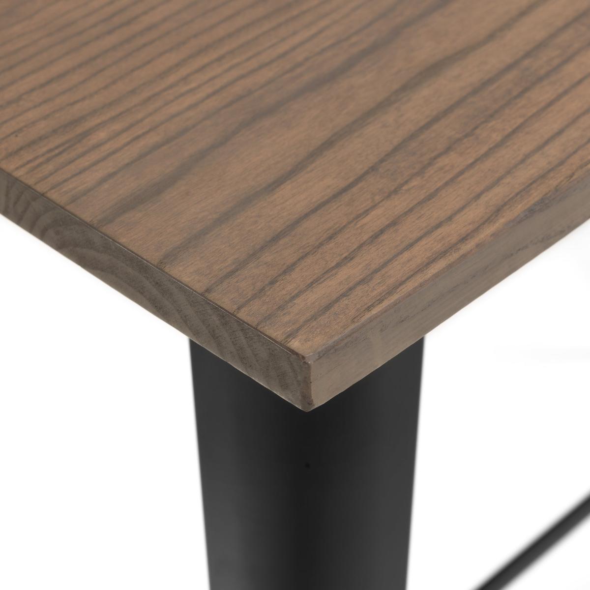 Grafton Bar Table with 2 Spitfire Stools Brown – image 4