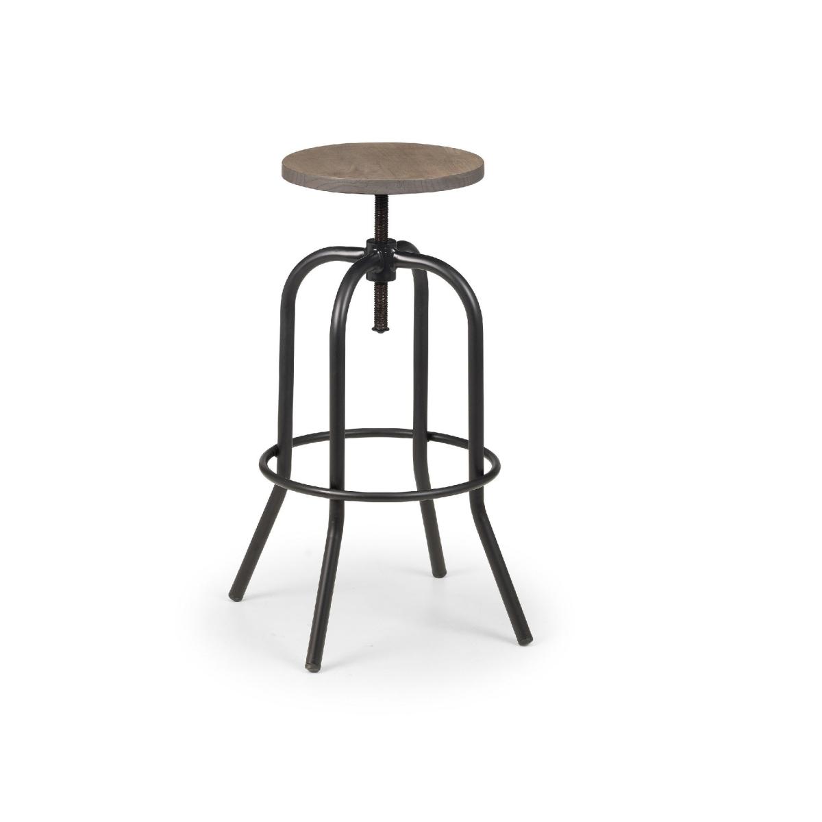 Grafton Bar Table with 2 Spitfire Stools Brown – image 6
