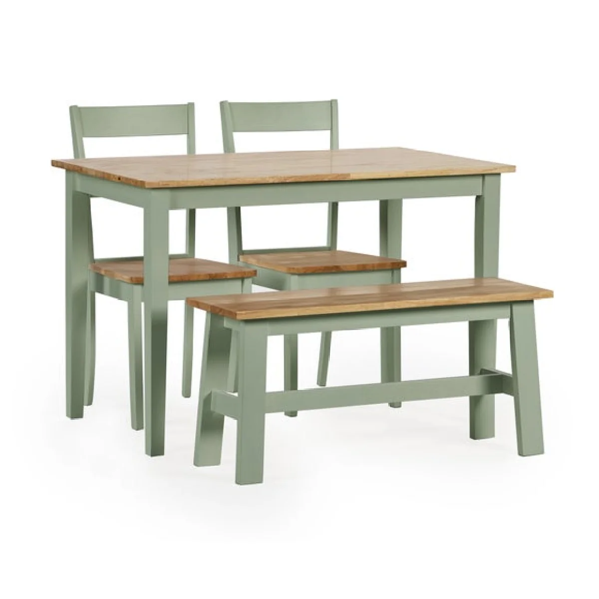 Linwood Rectangle Dining Table with 2 Dining Chairs and Bench – image 4