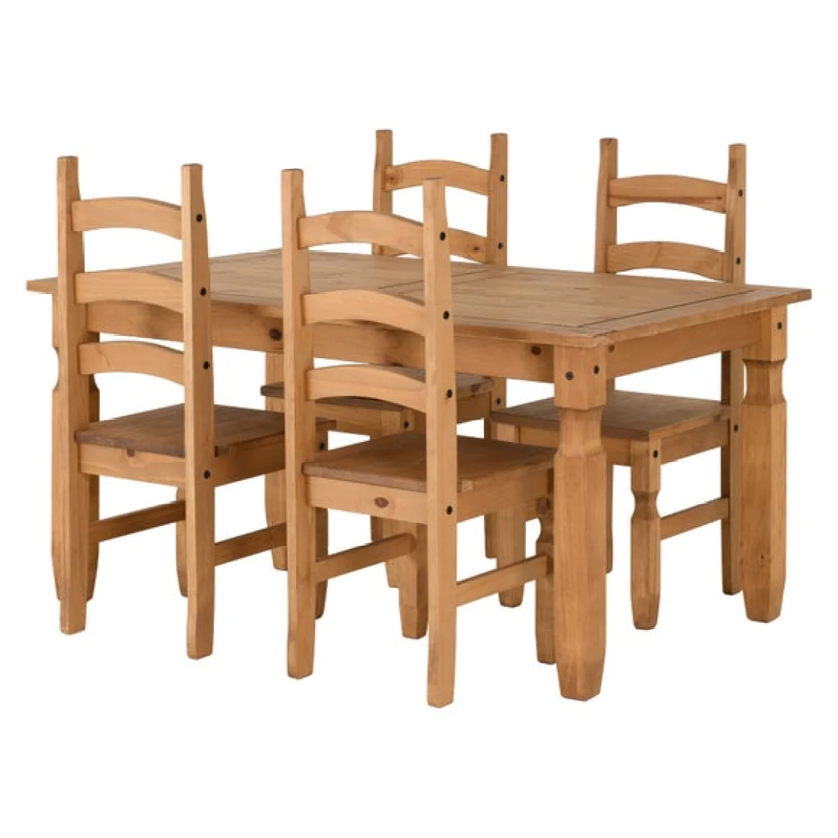Corona Dining Table with 4 Dining Chairs – image 2