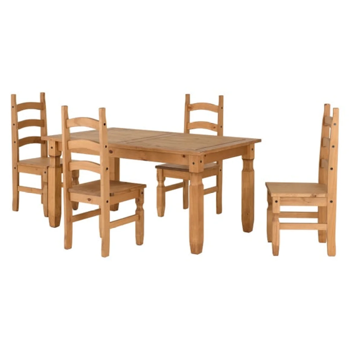 Corona Dining Table with 4 Dining Chairs – image 3