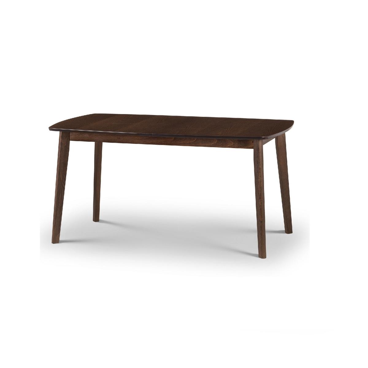 Kensington Extendable Dining Table with 4 Chairs Walnut (Brown) – image 4