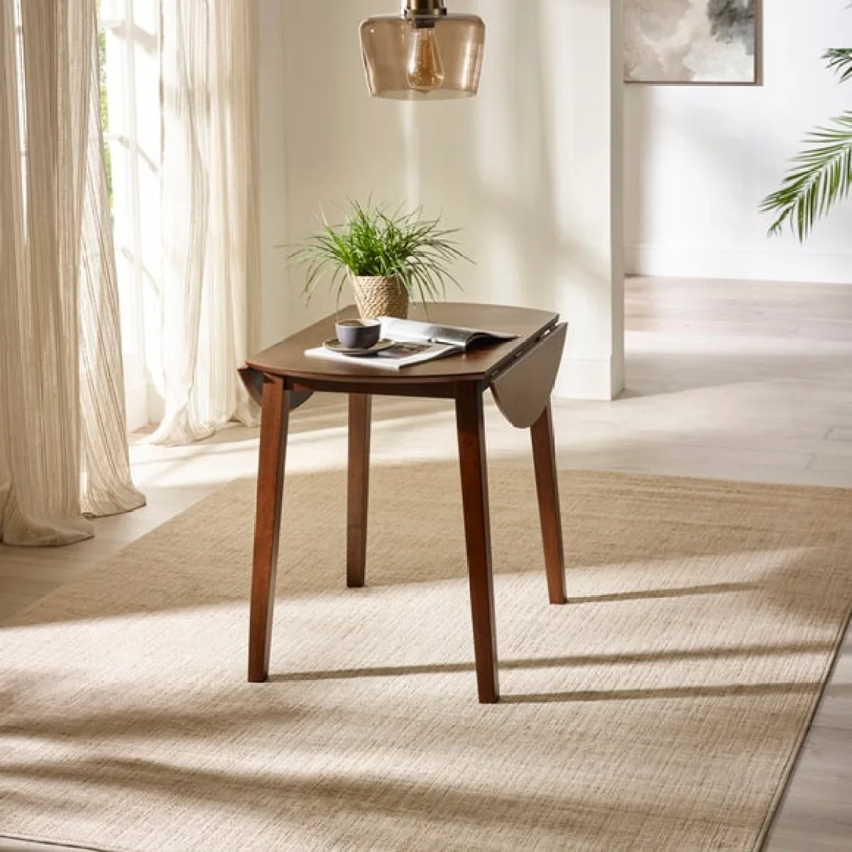 Coast Dropleaf Dining Table with 2 Coast Dining Chairs – image 5