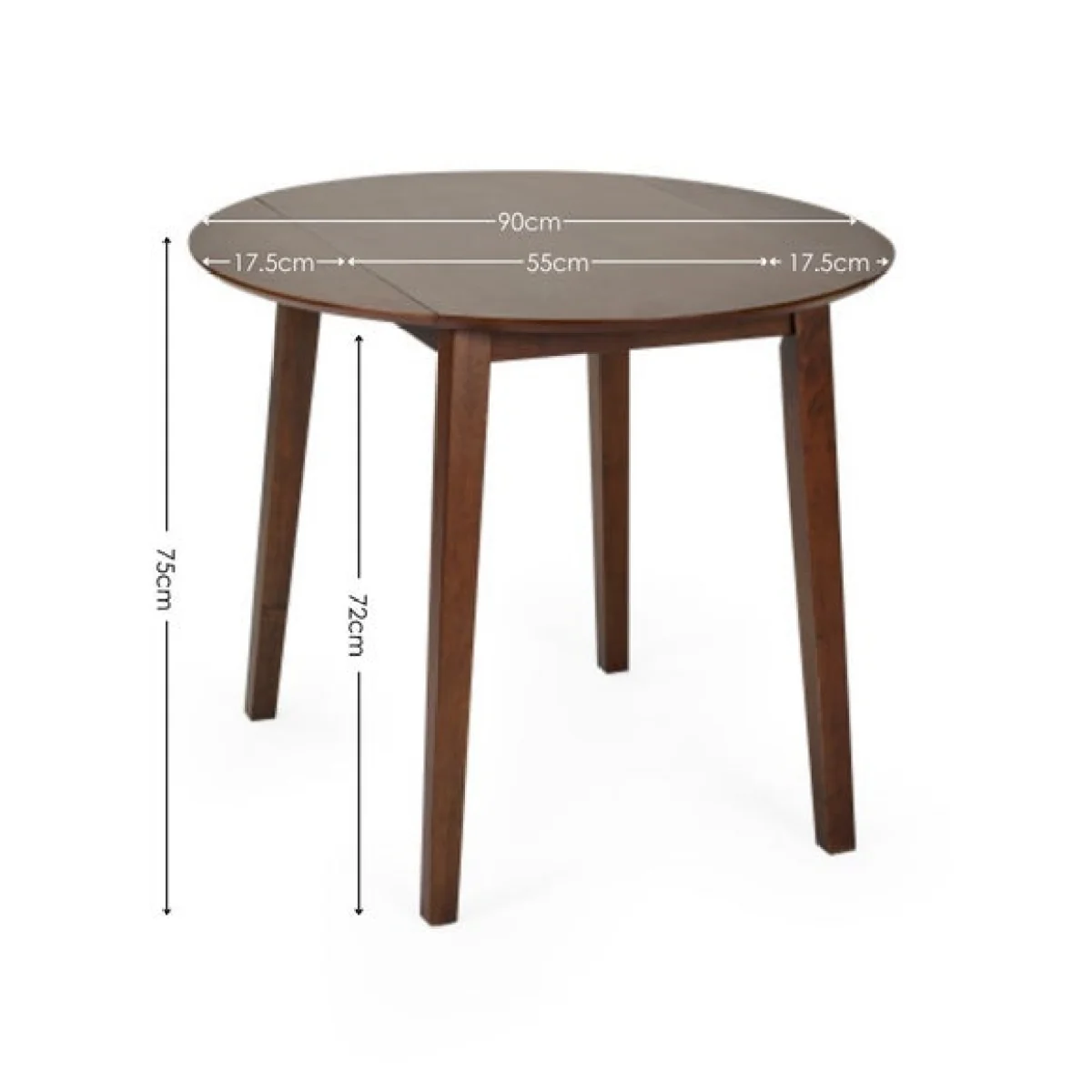 Coast Dropleaf Dining Table with 2 Coast Dining Chairs – image 10