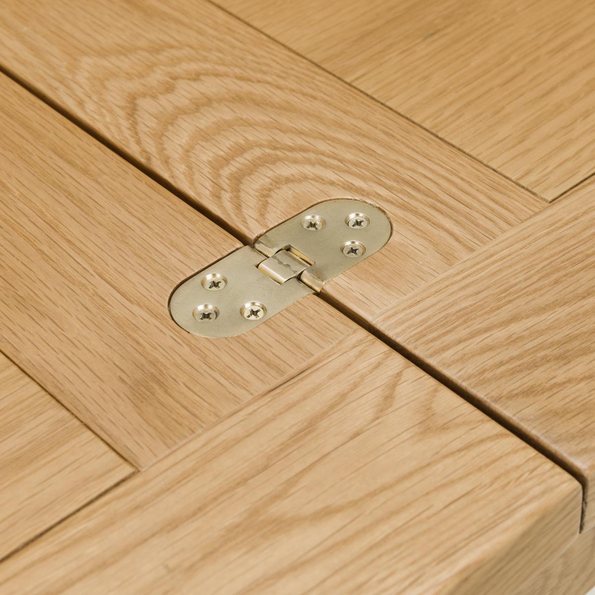 Astoria Flip Top Dining Tables with 4 Hereford Chairs Light Oak – image 3