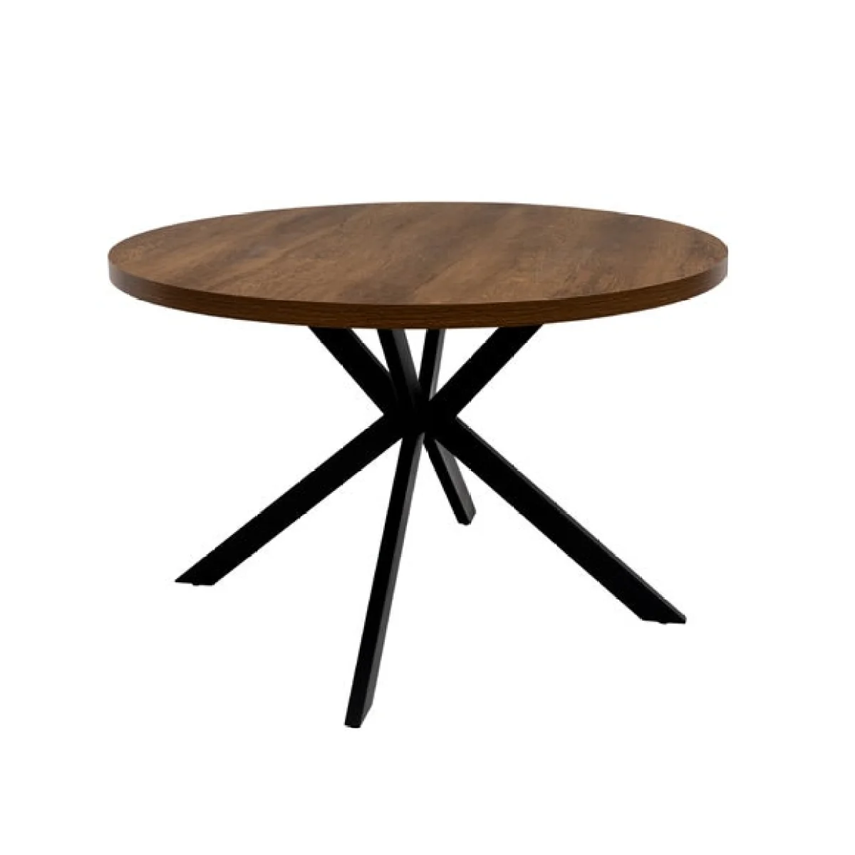Panama Round Dining Table with 4 Davis Faux Leather Dining Chairs – image 3