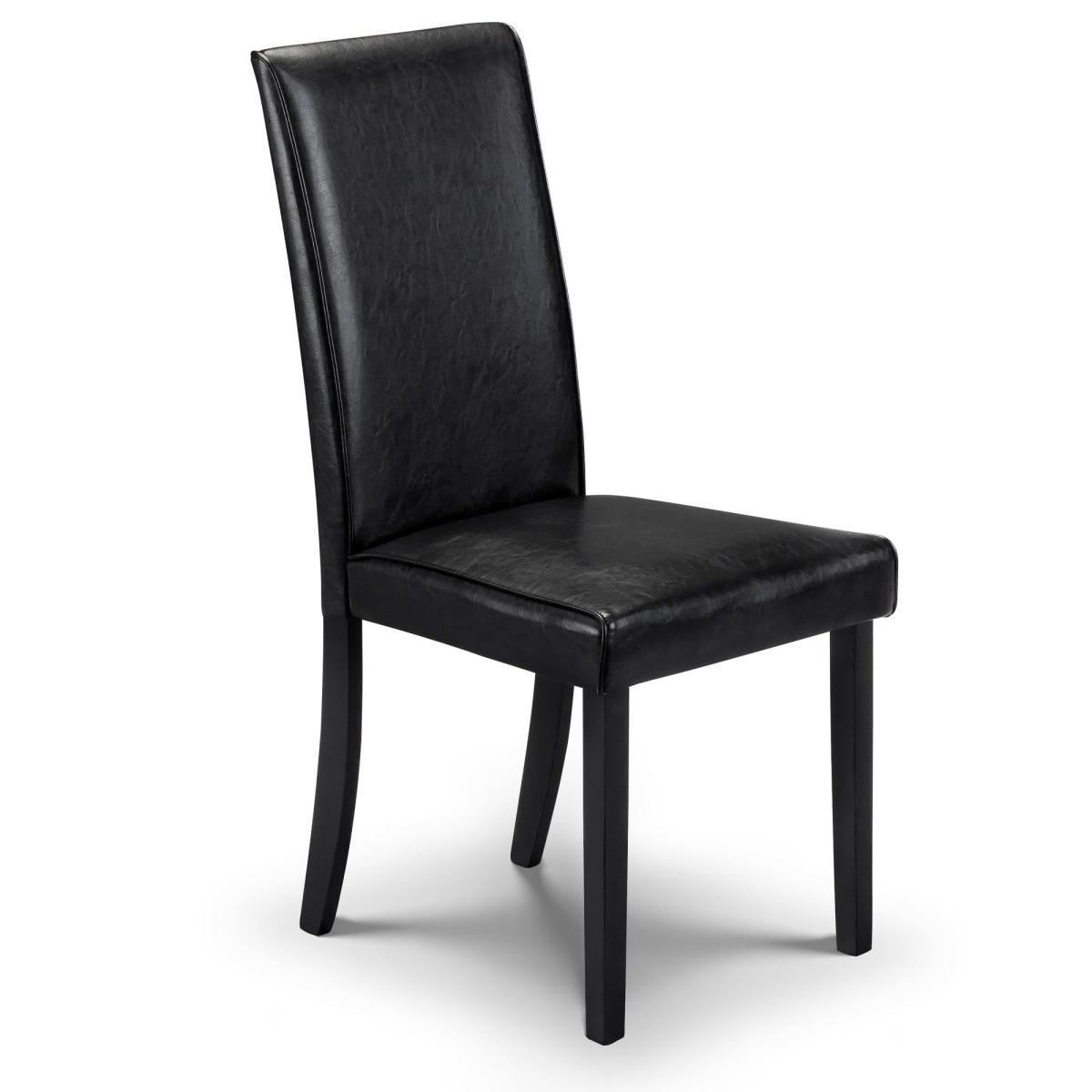 Hudson Dining Table with 4 Chairs Black – image 2