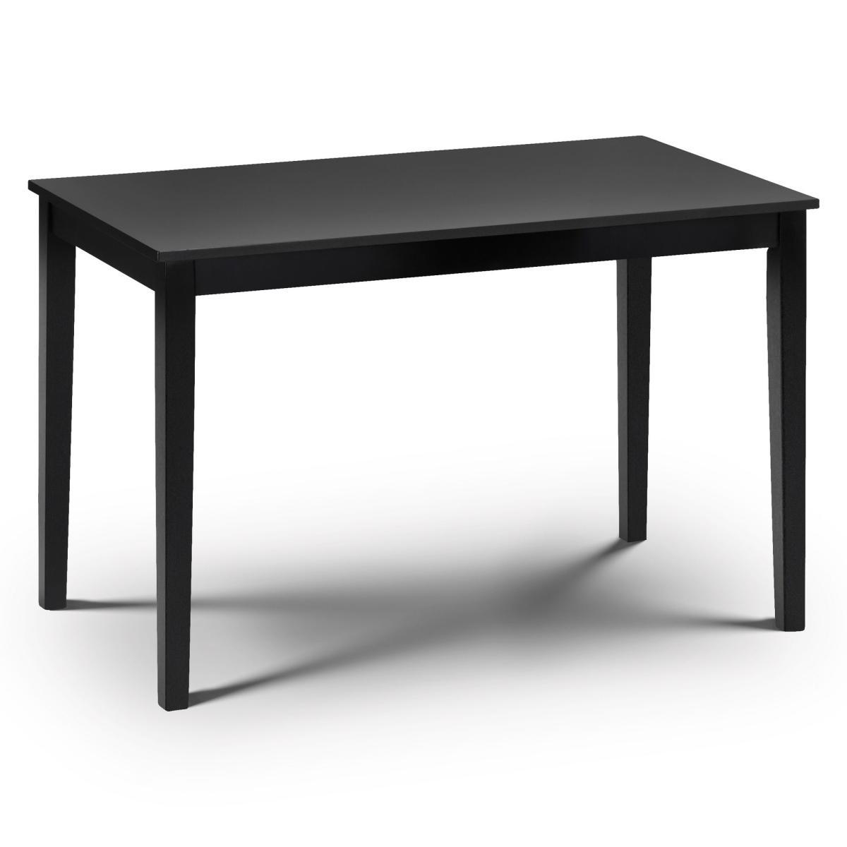 Hudson Dining Table with 4 Chairs Black – image 3