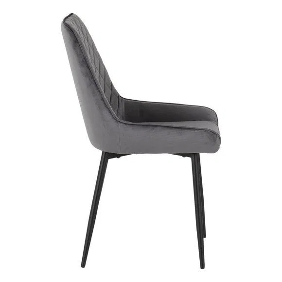 Return - Avery Set of 2 Dining Chairs, Velvet – image 4