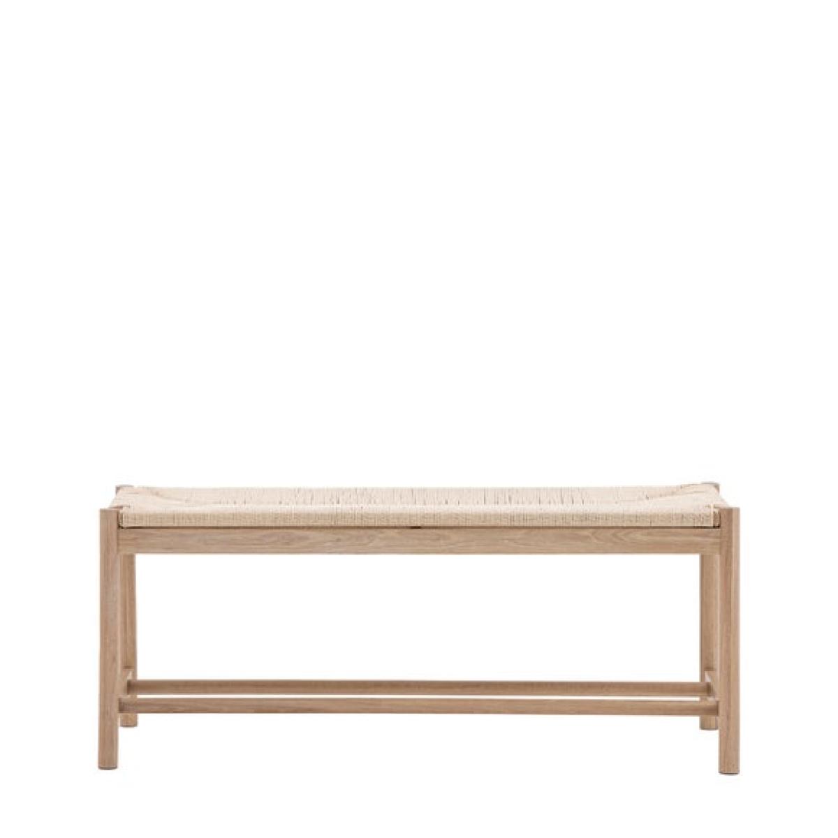 Return - Elda Rope 2 Seater Dining Bench, Natural, 110cm – image 4